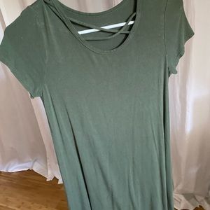 Army Green Target Dress Size Kids 10/12 (L)